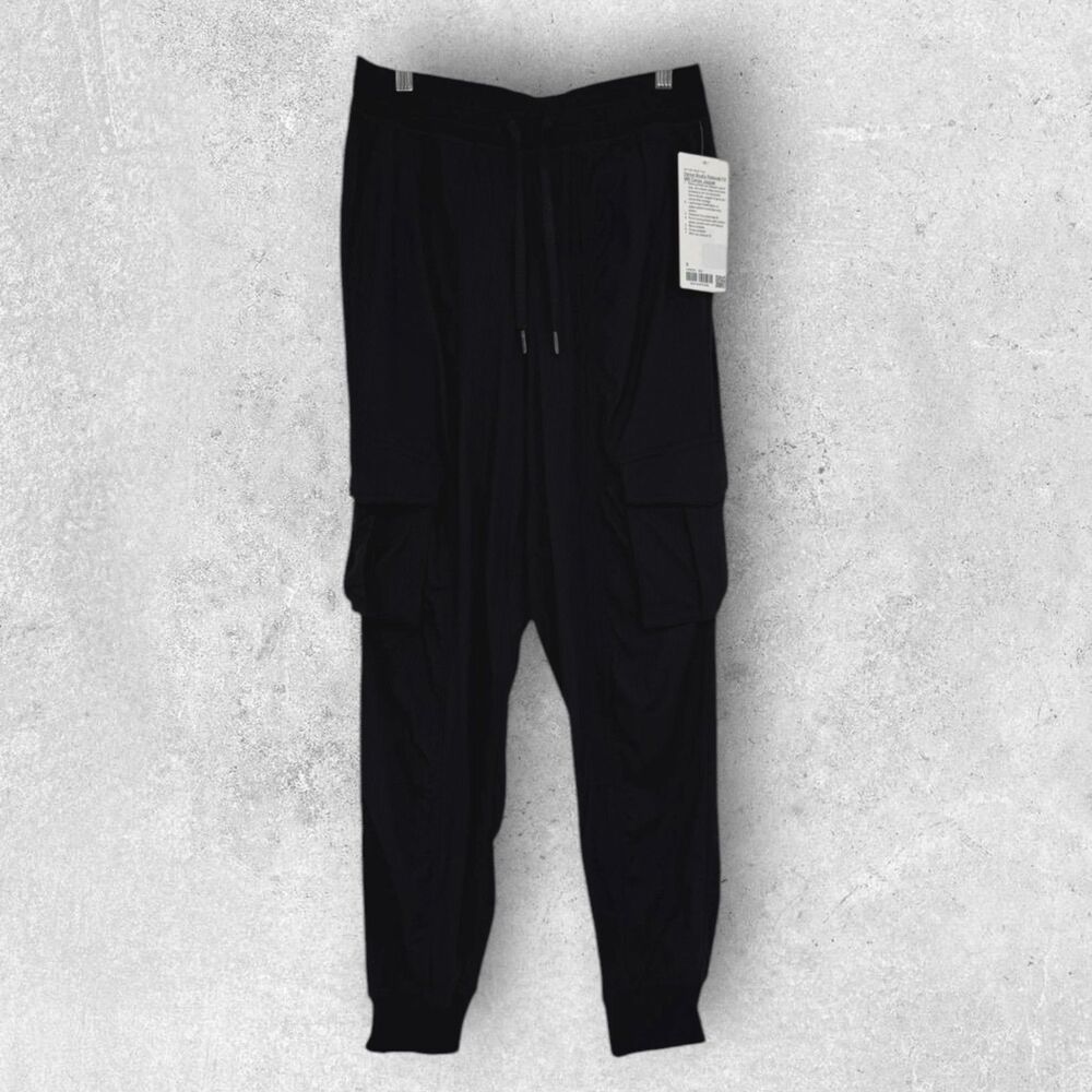Lululemon Dance Studio Relaxed Fit Mid Rise Cargo Jogger S Black W5GICS